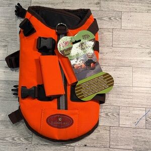 Orange Dog Life Jacket - Small